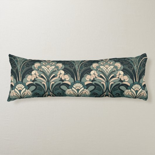 Coussins Longs motif art déco élégant (Devant)
