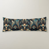 Coussins Longs motif art déco élégant (Devant)