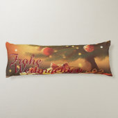 Coussins Longs Motif, avec des cadeaux sous l'arbre de Noël 37016 (Dos)