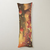 Coussins Longs Motif, avec des cadeaux sous l'arbre de Noël 37016 (Dos (Vertical))