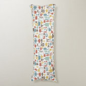 Coussins Longs Motif avec des icônes de cuisine (Devant (Vertical))