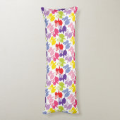 Coussins Longs motif avec des lapins de Pâques (Dos (Vertical))