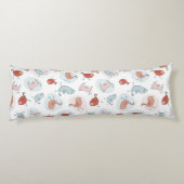 Coussins Longs motif avec des oiseaux de bande dessinée (Dos)