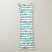 Coussins Longs Motif avec des oiseaux et des arbres (Dos (Vertical))