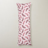 Coussins Longs motif avec des plumes de paon (Dos (Vertical))