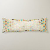 Coussins Longs Motif avec la moustache (Dos)