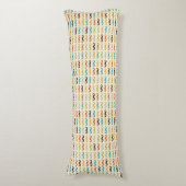 Coussins Longs Motif avec la moustache (Devant (Vertical))