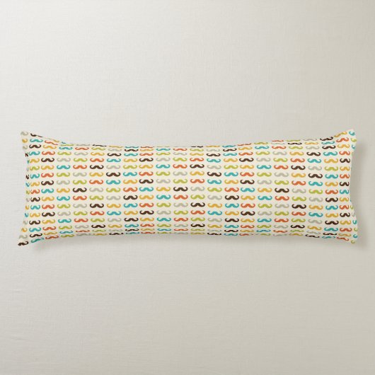 Coussins Longs Motif avec la moustache (Devant)