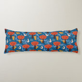 Coussins Longs motif avec les chats et les oiseaux mignons (Devant)