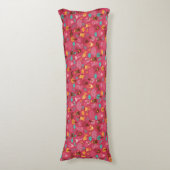 Coussins Longs Motif avec les oiseaux et les chats mignons (Devant (Vertical))
