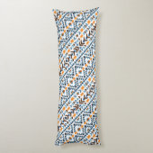 Coussins Longs Motif aztèque à l'aquarelle (Dos (Vertical))
