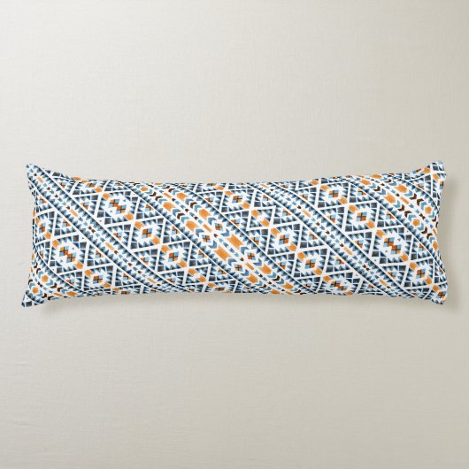 Coussins Longs Motif aztèque à l'aquarelle (Devant)