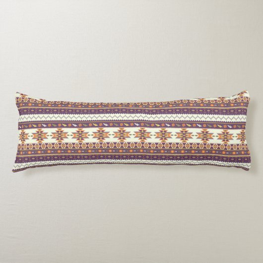 Coussins Longs Motif aztèque coloré (Devant)