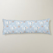 Coussins Longs Motif Ballons Bleus (Dos)