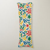 Coussins Longs Motif biophile moderne du milieu du siècle (Devant (Vertical))