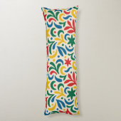 Coussins Longs Motif biophile moderne du milieu du siècle (Dos (Vertical))
