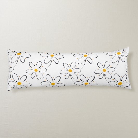 Coussins Longs Motif blanc (Dos)