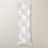 Coussins Longs Motif blanc (Devant (Vertical))