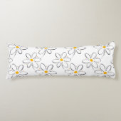 Coussins Longs Motif blanc (Devant)