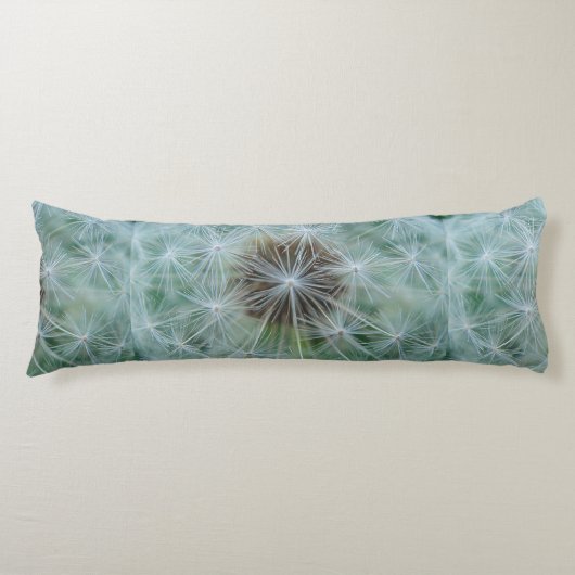Coussins Longs Motif blanc Dandelion (Devant)