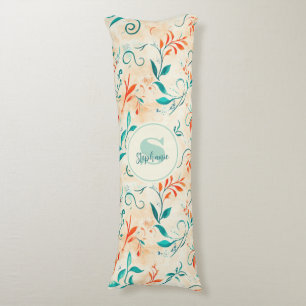 Coussins Longs Motif blanc et blanc blanc et blanc (2)