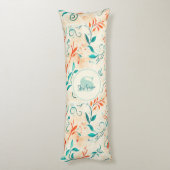 Coussins Longs Motif blanc et blanc blanc et blanc (2) (Dos (Vertical))