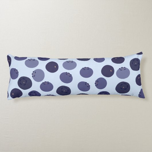 Coussins Longs Motif Blueberry (Dos)