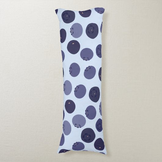 Coussins Longs Motif Blueberry (Devant (Vertical))