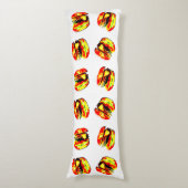 Coussins Longs Motif Burger (Devant (Vertical))