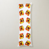 Coussins Longs Motif Burger (Dos (Vertical))