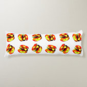 Coussins Longs Motif Burger (Devant)