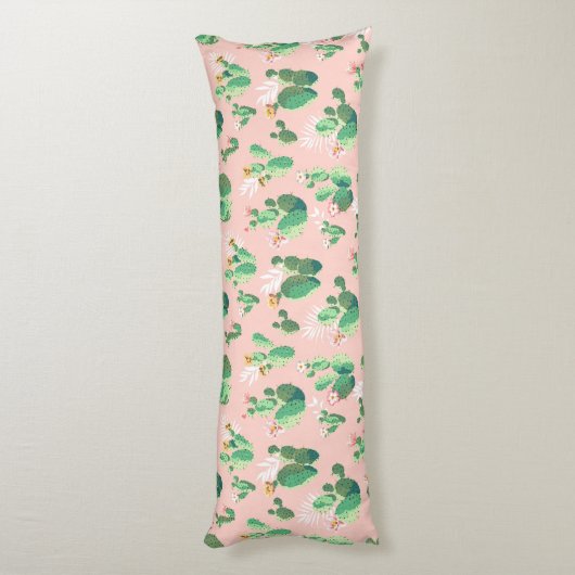 Coussins Longs Motif Cactus (Dos (Vertical))