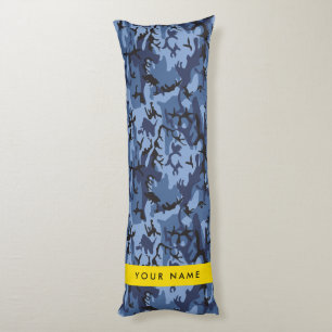 Coussins Longs Motif camouflage bleu marine Personnalisez votre n