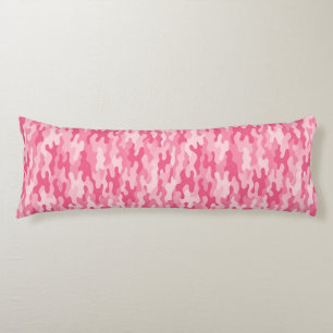 Coussins Longs Motif camouflage rose féminin
