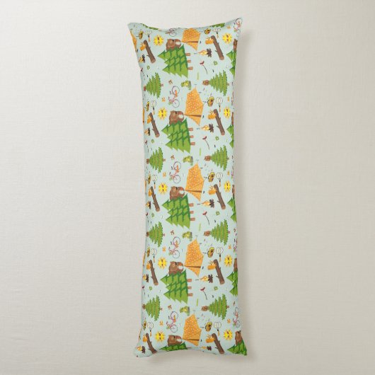 Coussins Longs Motif campant (Dos (Vertical))