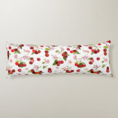 Coussins Longs Motif cerise 1 (Dos)
