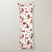 Coussins Longs Motif cerise 1 (Dos (Vertical))