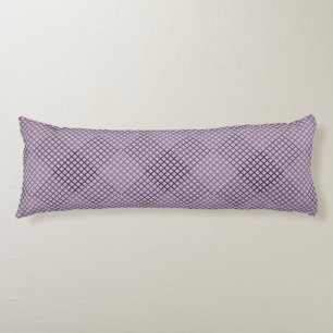 Coussins Longs Motif Checker Diagonal 2tn.w Lviolet BG