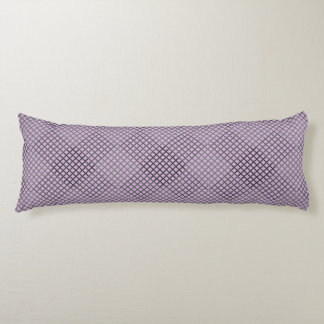 Coussins Longs Motif Checker Diagonal 2tn.w Lviolet BG