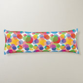 Coussins Longs Motif circulaire coloré (Dos)