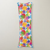 Coussins Longs Motif circulaire coloré (Devant (Vertical))