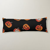 Coussins Longs motif citrouille (Dos)