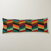 Coussins Longs Motif coloré multicolore Herringbone Style (Dos)