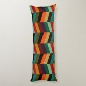 Coussins Longs Motif coloré multicolore Herringbone Style (Dos (Vertical))