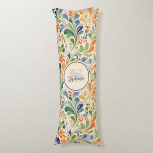 Coussins Longs Motif couleur Paisley d'inspiration vintage (4)