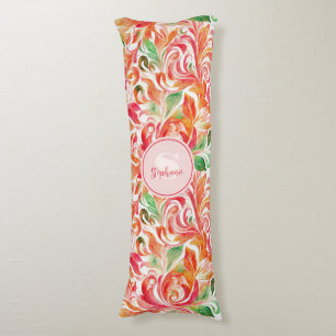 Coussins Longs Motif couleur Paisley d'inspiration vintage (5)