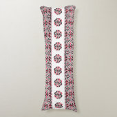Coussins Longs Motif croix rouge et noir original (Devant (Vertical))