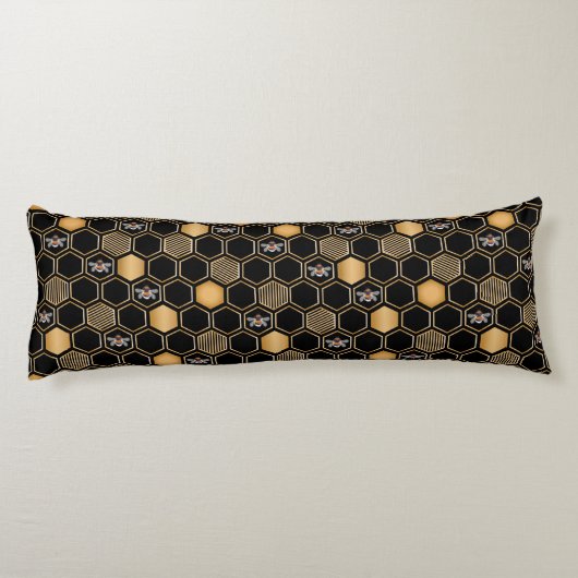Coussins Longs Motif d'abeilles (Dos)