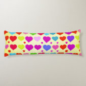 Coussins Longs Motif d'amour éblouissant (Dos)