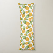 Coussins Longs Motif d'ananas de bande dessinée (Dos (Vertical))